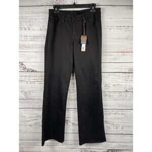 Christopher Blue Jeans Women's 10 Black Flare Leg Stretch Denim 5 Pocket Pants